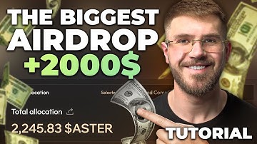 ASTER AIRDROP: the BIGGEST and MOST PROFITABLE AIRDROP of 2025 | New CRYPTO Airdrop (Tutorial)