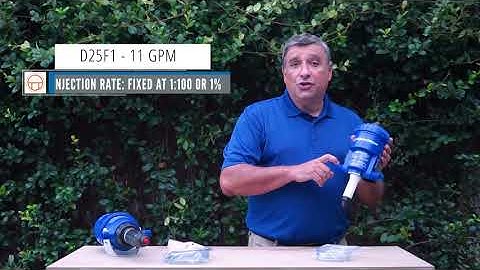 The Dosatron D25F1 & D14MZ2 presented by Jose Rodriguez