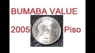 Bumaba Preyo Ng 2005 Piso Coin Hard To Find - Bsp Series Philippine Coin