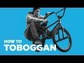 Как сделать тобогган на BMX (How to Toboggan BMX)