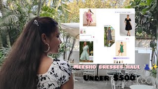 Meesho dresses 👗✨||under Rs500||#Meesho #Meesho haul