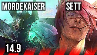 MORDEKAISER vs SETT (TOP) | 7/3/10, 500+ games | NA Master | 14.9