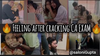Feeling of happiness after cracking CA EXAM|Saloni Gupta|CA motivation|