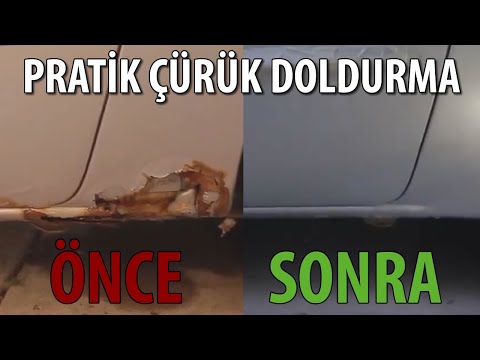 ARACINIZDAKİ ÇÜRÜKLERİ BÖYLE TEMİZLEYİN