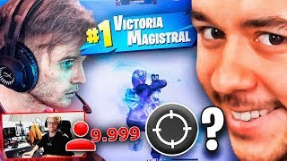 Hosteo a un jugador profesional de Fortnite y se saca esta partida...