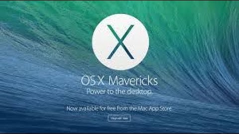 Installing Mac os mavericks into a VM.