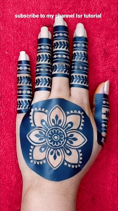 How to use henna stencils for quick designs :كيفية استخدام الإستنسل الحناء  