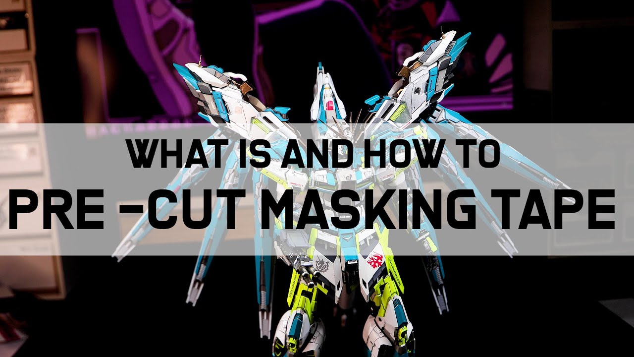 ULTIMATE GUIDE HOW TO USE MASKING TAPE ON GUNDAM - GUNPLA TUTORIAL 