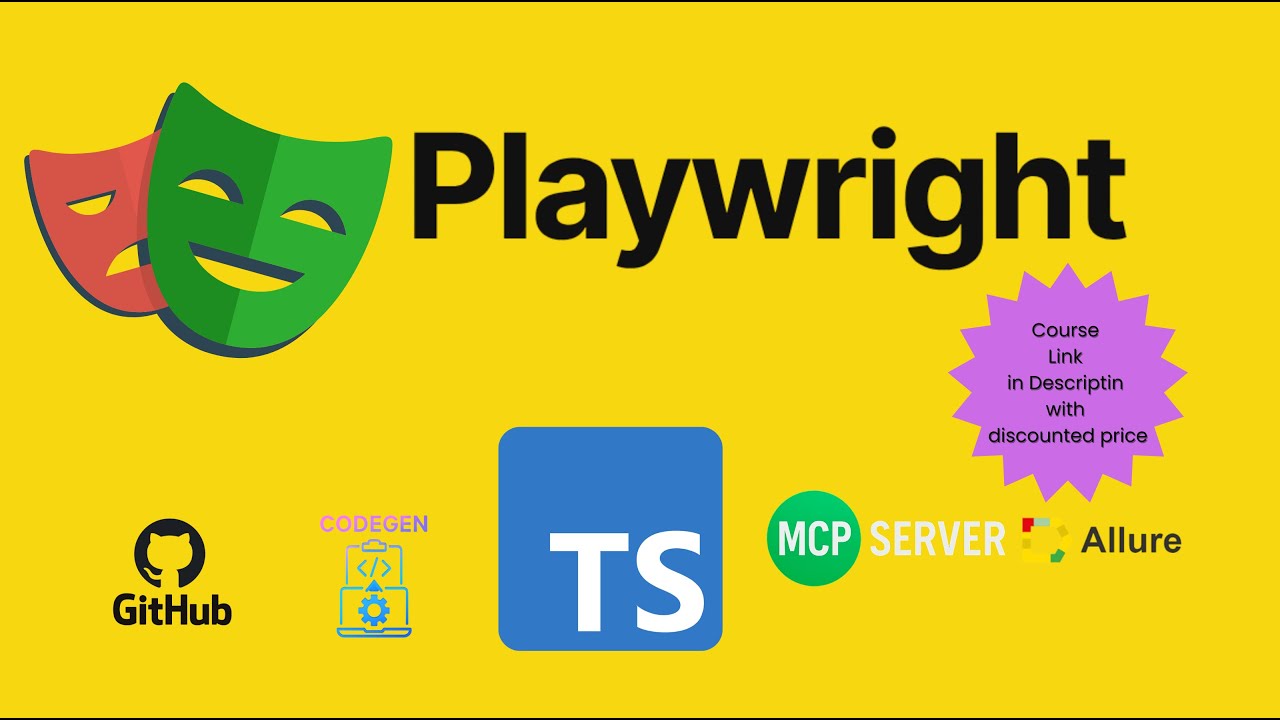 Playwright with MCP Server using TypeScript - Course Intro