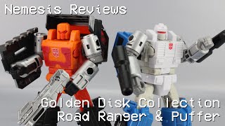 Nemesis Reviews Transformers War for Cybertron: Kingdom Golden Disk Collection Road Ranger & Puffer