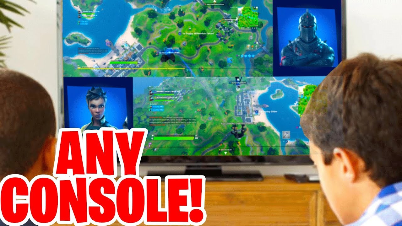 How Split Screen in Fortnite! (XBOX, PS4 & NINTENDO SWITCH) - YouTube