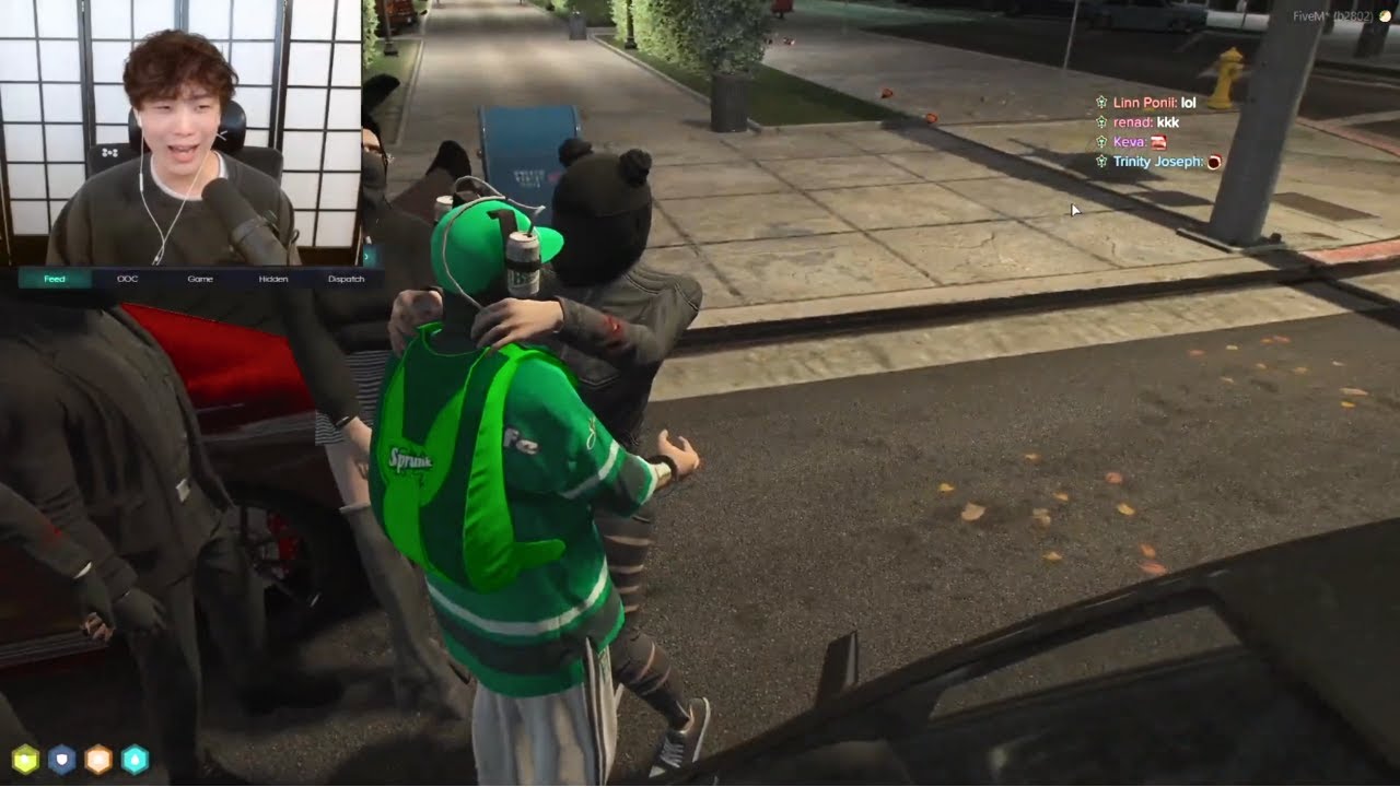 The Mad Dongla Romantically Embraces January Fooze - GTA RP NoPixel 4.0