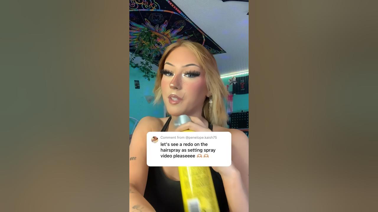 hairspray-as-setting-spray-results-youtube