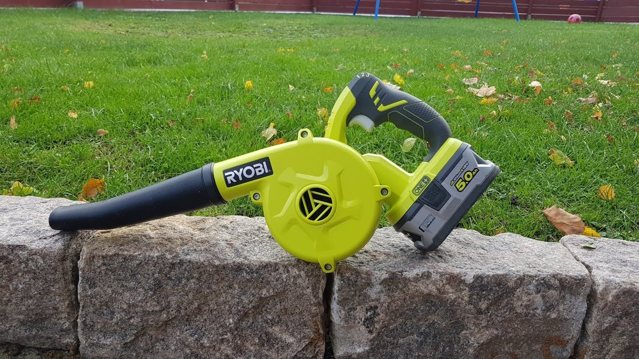 Test Souffleur Ryobi batterie / Cordless Blower Ryobi OBL1802 18V ONE+ 