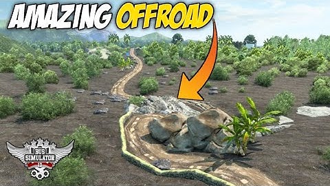 New AMAZING  Offroad Map Mod For Bus Simulator Indonesia | Bussid v3.7 Map Mod #bussidmod