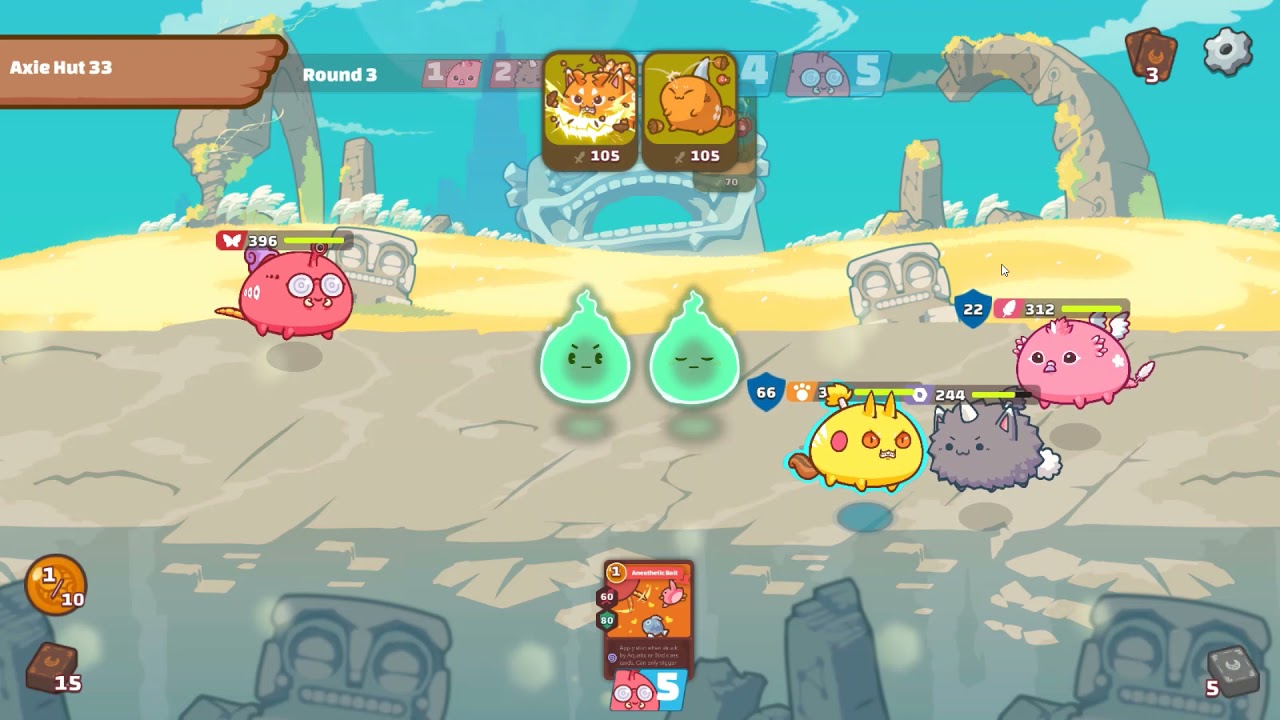 Axie Infinity | | Discard bug 5 HP clutch