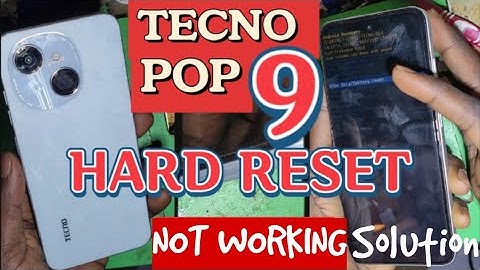 Hard RESET Not Working RESET Your TECNO Pop 9 5G KL4 in JUST 1 Minute? 
