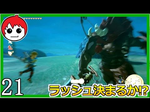 最強の敵ライネルを狩りまくる！？ゼルダの伝説 ブレス オブ ザ ワイルド【赤髪のとも】２１