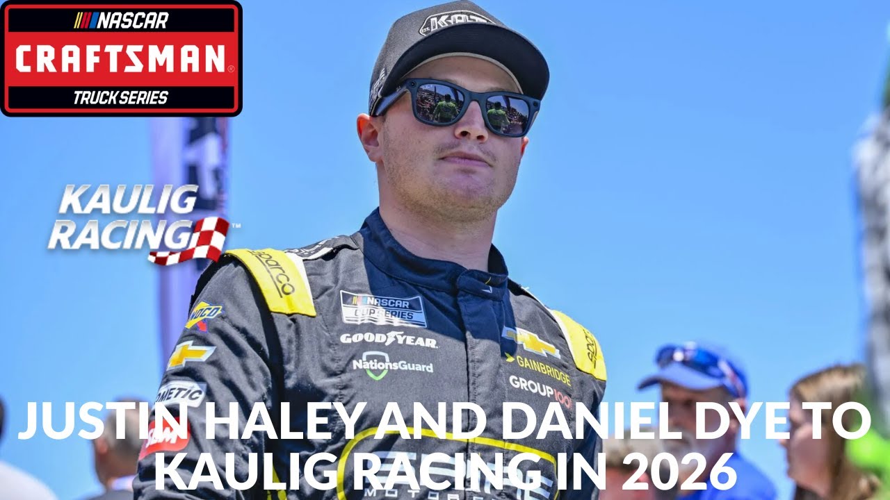Джастин Хейли и Дэниел Дай перейдут в команду Kaulig Racing в 2026 году