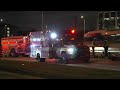 Two transported to hospital following motorcycle crash on Memorial