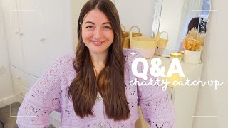 Q&A ~ Chatty Catch Up! My new job, wanting a baby girl, pre pregnancy health check & more!
