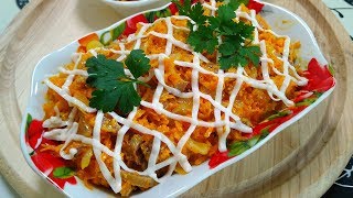 Салат Вкусняшка. Незабываемый салат на праздничный стол. Салат Вкусняшка. Незабываемый салат на праздничный стол.
