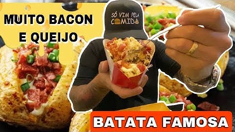EXPERIMENTAMOS a FAMOSA BATATA RECHEADA do Brabos da Batata e uma TORRE DE BATATA Insana - É BOA???