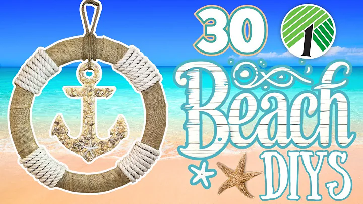 🏝️ 30 Coastal Dollar Tree DIYS from The Crafty Vault! Ultimate Beach Crafting Marathon