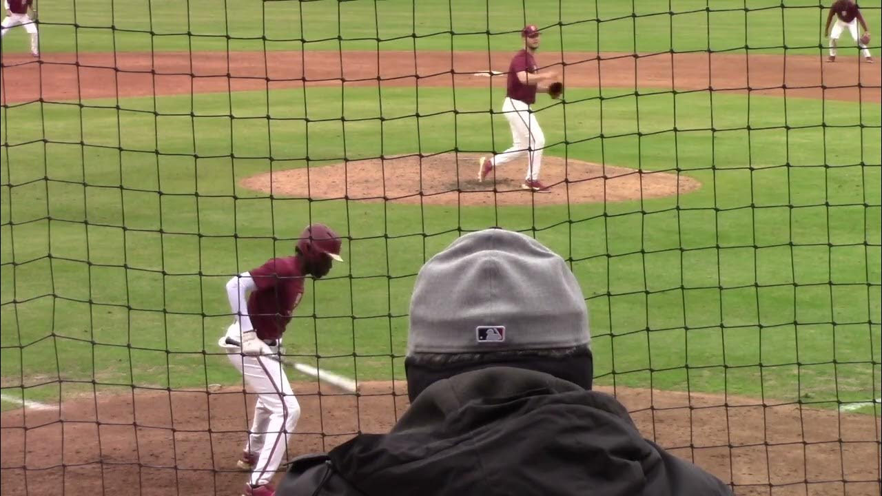 Joe Charles, 2022 draft eligible RHP, FSU (1/28) YouTube