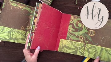 Ephemera Folio from 12x12 papers - Pt 2