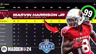 How to get the NEW 2024 DRAFT CLASS ROSTER in madden 24!