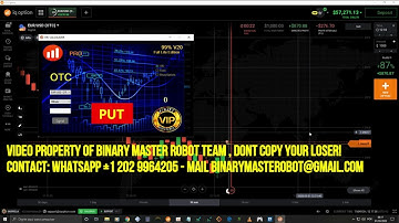 IQ OPTION OTC SESSION - -  ROBOT BINARY SKULL V20  $54K TO $63K