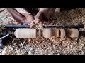 An Amazing Wooden Cot LEG Making