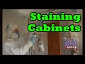 How To Stain Kitchen Cabinets. How To Stain Kitchen Cabinets.