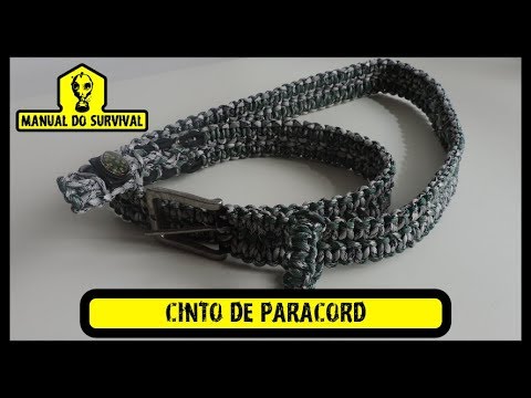 Vídeo: Como fazer uma pulseira Paracord 550 sem fivela (Cobra Stich seguido de King Cobra)