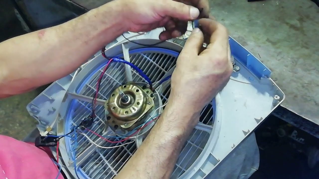 طريقة تركيب موتور المروحه بوكس بعد اللف