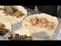 Libya doner kebab bread wrap - Street food festival in Vietnam