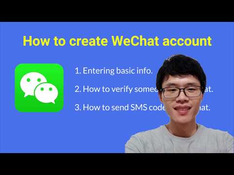 Video: Kā reģistrēt oficiālu WeChat kontu: 15 soļi (ar attēliem)