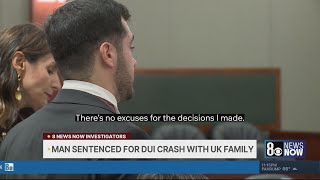 Las Vegas club promoter sentenced in DUI crash that left mom, 2-year-old severely injured
