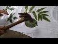 How to Make Eco print on Fabric - Eco Printing Fabric Tutorial - Eco Printing with Hammer