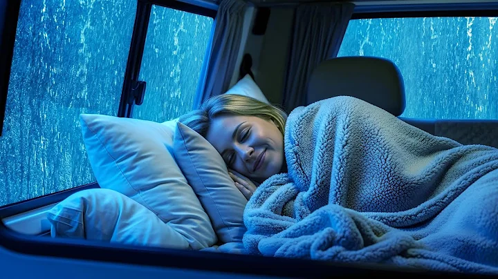 Leave It All To Sink Into Heavy Rain And Thunderstorms - Relax And Sleep In Cozy Car