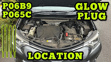 Toyota 2.0 Diesel P06B9 P065C Cylinder Glow Plug Incorrect Short Circuit | Location DIY