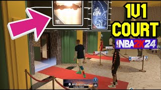 HOW TO PLAY 1V1 IN THEATER - NBA 2K24 - 1v1 COURT LOCATION