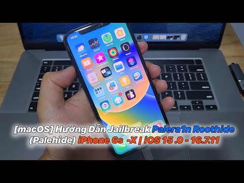 [macOS] Hướng Dẫn Jailbreak Palera1n Roothide (Palehide) iPhone 6s  -X | iOS 15 .0 - 16.7.11