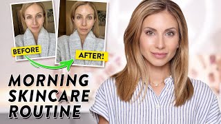 Morning Anti Aging Skincare Routine to Lift the Face