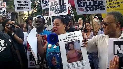 Anita Neal mother of brutality victim Kyam Livings...