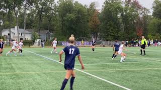 Paige Droner scores in the second half for Chatham vs. Randolph