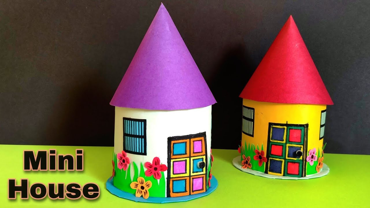 How to Make a 3D Paper House—An Easy Craft for Kids - FeltMagnet