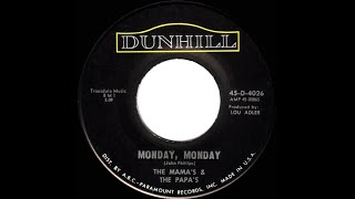 Video thumbnail of "1966 HITS ARCHIVE: Monday, Monday - Mamas & the Papas (a #1 record--mono)"