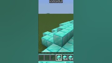 Day 17 of placing 1 Diamond block for every YouTube subscriber. #minecraft #gaming #shorts